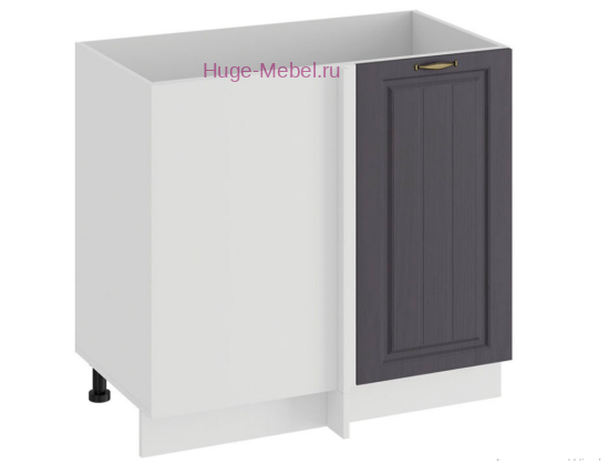 Шкаф кухонный угловой нижний 1000 Мария (графит)