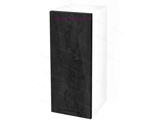 Кухонный шкаф верхний навесной 300 Пасаденна (угольный камень)