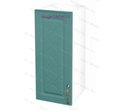 Кухонный шкаф верхний навесной 300 Модена (дуб бирюза)