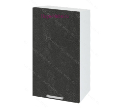Кухонный шкаф верхний навесной 400 Бетон (бетон чёрный)