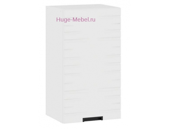 Кухонный шкаф верхний навесной 400 Сахара (белый с фрезеровкой)