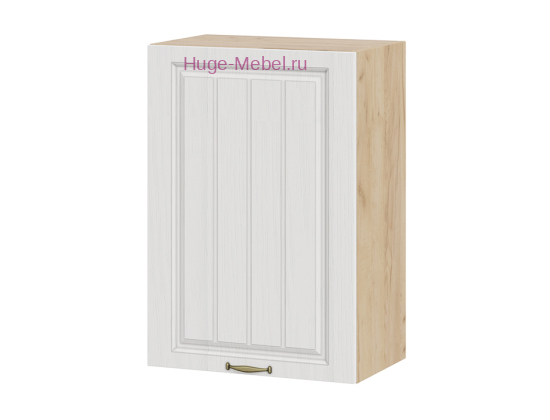 Кухонный шкаф верхний навесной 600 Мария Ф105 (белый) корпус крафт