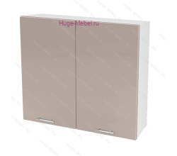 Кухонный шкаф верхний навесной 800 Ксения (кофе с молоком)