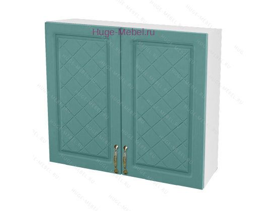 Кухонный шкаф верхний навесной 800 Модена (дуб бирюза)