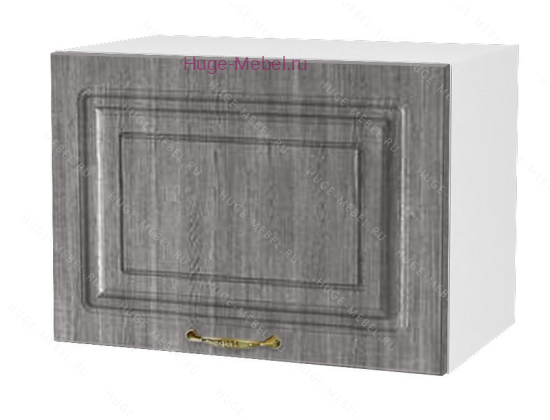 Антресольный кухонный шкаф верхний 400 Юлия (сандал серый)