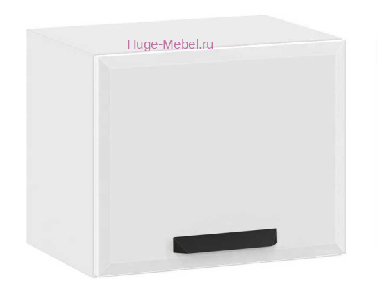 Горизонтальный кухонный шкаф верхний 400 Призма (белый супермат)