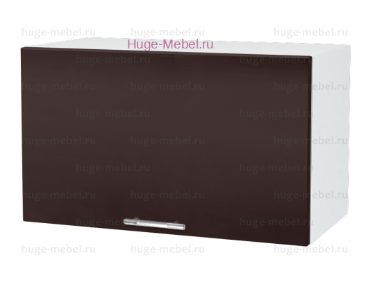 Антресольный кухонный шкаф верхний 600 Ксения (шоколад)