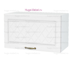 Горизонтальный кухонный шкаф верхний 600 Модена (дуб белый)