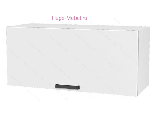 Горизонтальный кухонный шкаф верхний 800 Пасаденна (белый бриллиант)