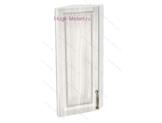 Торцевой шкаф кухонный верхний подвесной 300 Юлия (сандал белый)