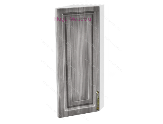 Торцевой шкаф кухонный верхний подвесной 300 Юлия (сандал серый)