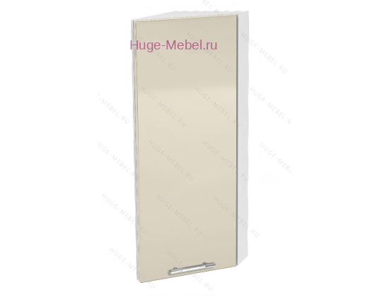 Торцевой шкаф кухонный верхний подвесной 300 Ксения (ваниль)