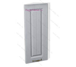 Торцевой шкаф кухонный верхний подвесной 300 Мария (сталь)
