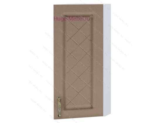 Торцевой шкаф кухонный верхний подвесной 300 Модена (дуб кофе)