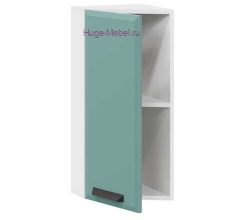 Торцевой шкаф кухонный верхний подвесной 300 Призма (бриз супермат)