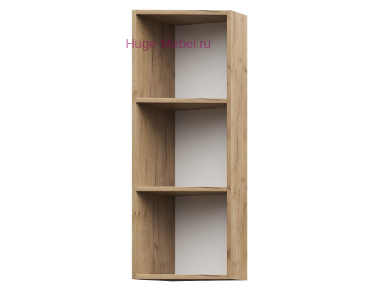 Корпус верхнего торцевого кухонного шкафа 300х920 (дуб крафт)