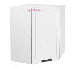 Угловой кухонный шкаф верхний 600 Альфа (белый)
