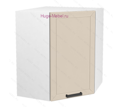 Угловой кухонный шкаф верхний 550 Альфа (брюле)