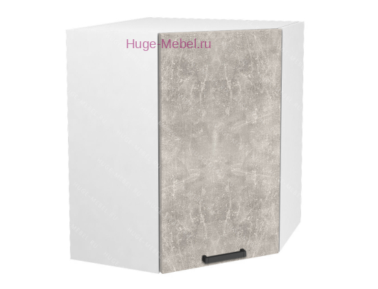 Угловой кухонный шкаф верхний 550 Пасаденна (ателье светлое)