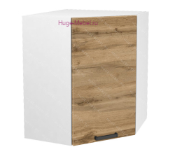 Угловой кухонный шкаф верхний 600 Пасаденна (дуб вотан)