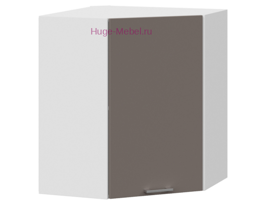 Угловой кухонный шкаф верхний 550 Катрин (муссон)