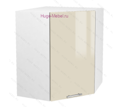 Угловой кухонный шкаф верхний 600 Ксения (ваниль)