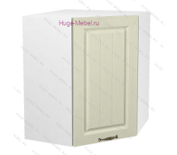 Угловой кухонный шкаф верхний 600 Мария (крем)