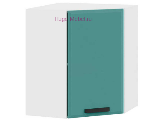 Угловой кухонный шкаф верхний 600 Призма (бриз супермат)