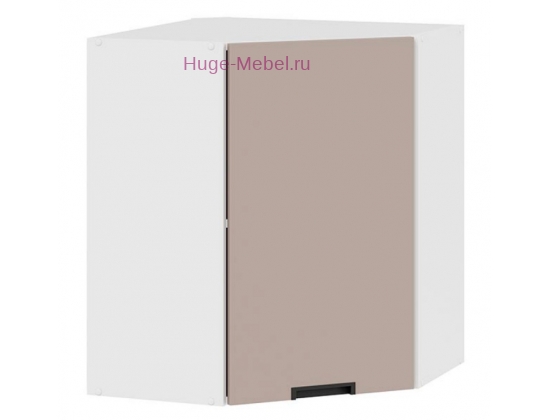 Угловой кухонный шкаф верхний 550 Сахара (латте)