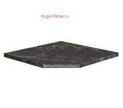 Столешница угловая 850 мм Мраморный берег, 38 мм