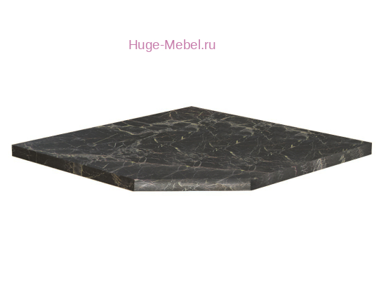 Столешница угловая 850 мм Мраморный берег