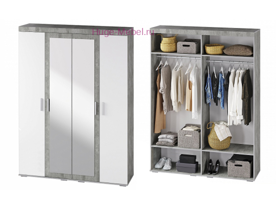 Шкаф 4-створчатый "Инстайл ШК-31"