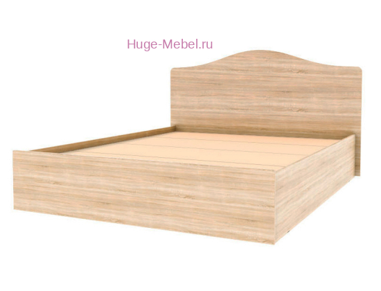 Каркас двуспальной кровати "Дели" сонома