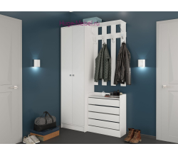 Белая прихожая "Ямайка К5"