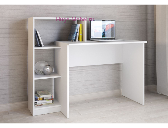 Стол компьютерный "Квартет-2 белый"