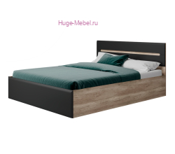 Двуспальная кровать "Наоми КР-11 графит" каркас