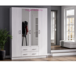 Шкаф 4-х створчатый Квадро анкор