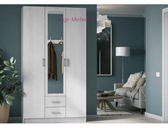 Шкаф 3-х створчатый Трио анкор