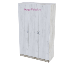 Шкаф трехстворчатый "Бася ШК 557" крафт