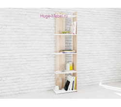 Стеллаж Ромео-7 сонома/белый