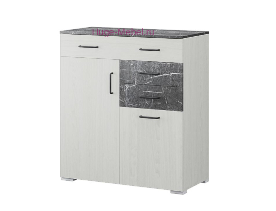 Комод "Теана" мрамор дарк