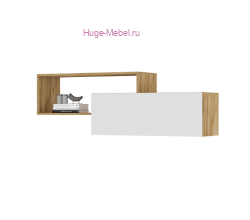 Навесная полка "Хелен ПЛ 01" крафт