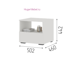 Прикроватная тумба "Хелен ТБ 01" белая