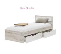 Кровать с ящиками 80х200 "Гармония КР 607 крафт"
