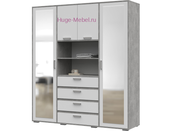 Шкаф с зеркалом "Денвер ШК-02"