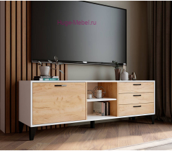 Тумба ТВ "Парус-9 крафт золотой"