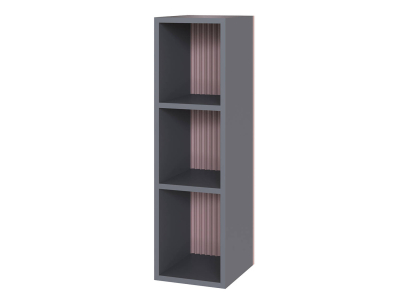 Навесной шкаф открытый "Сириния пудра" Навесной шкаф открытый "Сириния пудра"