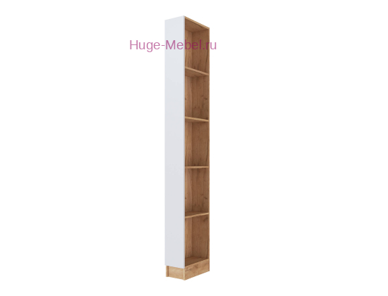 Торцевое завершение "Руэлла" белый +дуб крафт