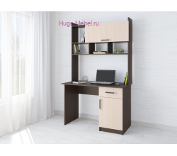 Стол компьютерный "Квартет-10 венге/дуб"