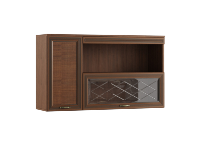 Навесная полка "Ливорно ЛН-4" орех Навесная полка "Ливорно ЛН-4" орех